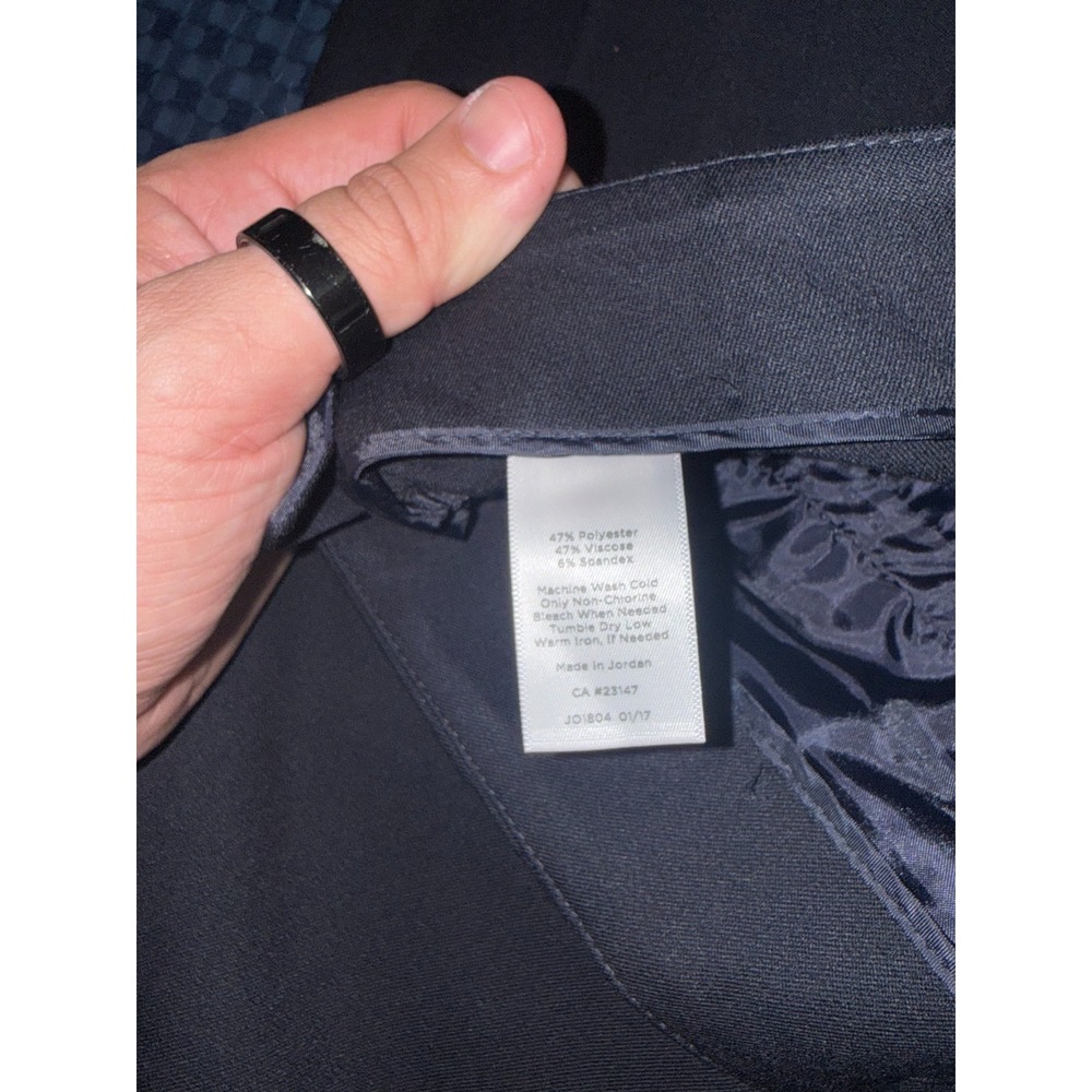NEW TALBOTS Petites Curvy Dress Pant Trousers Career 12P Black NWT - Picture 6 of 6